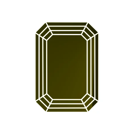 Дымчатый кварц октагон 18 x 13