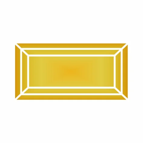 Цитрин багет 6 х 4