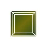 Фианит оливковый квадрат 8 x 8