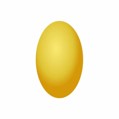 Фианит желтый кабошон 7 x 5