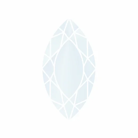 Фианит бесцветный маркиз 7 x 3,5
