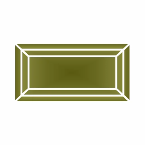 Хризолит багет 6 х 3
