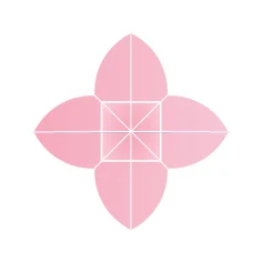 Фианит розовый лилия 6х6