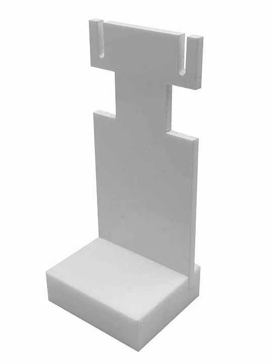 Подставка 40*35*90 под серьги, белый пластик