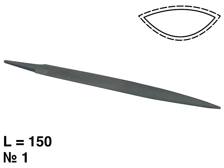 VALLORBE НАПИЛЬНИК ФОГЕЛЬЦЕВЫЙ L=150мм №1