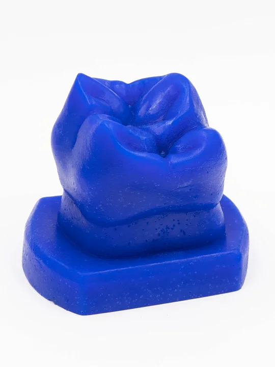 Моделировочный воск SCULPTURING WAX,синий,зимний 80г. №1