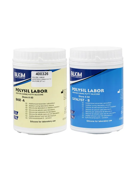 POLYSIL LABOR ADDITION CURING PUTTY SILICONE (2*1 кг) 60 по Шору