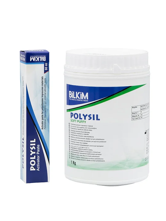 Polysil Soft Putty Silicone (База 900 мл - Активатор 60 мл) 60 по Шору