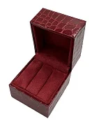 Превью Футляр 60*60*60 под серьги, Чикаго, кроко бордо №1