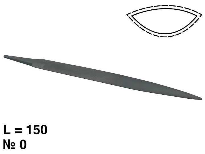 VALLORBE НАПИЛЬНИК ФОГЕЛЬЦЕВЫЙ L=150мм №0